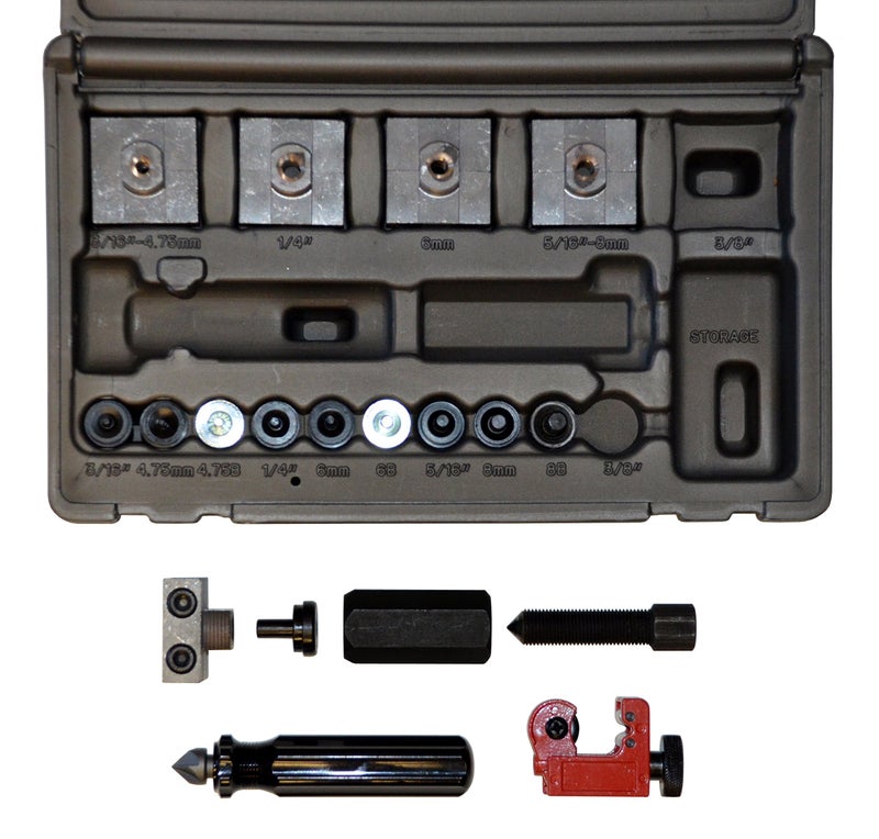 Cal-Van Tools 165 Master Inline Flaring Kit - Double and Single Flares  Brake Flaring Tools. Professional Tool Kit - Image 3